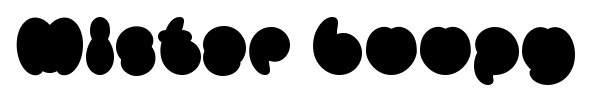 Mister Loopy font preview